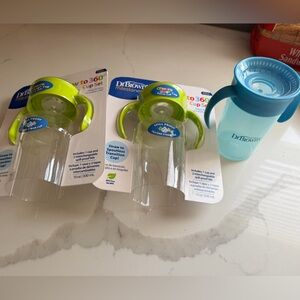 Dr. Brown's Green and Blue Sippy Cup